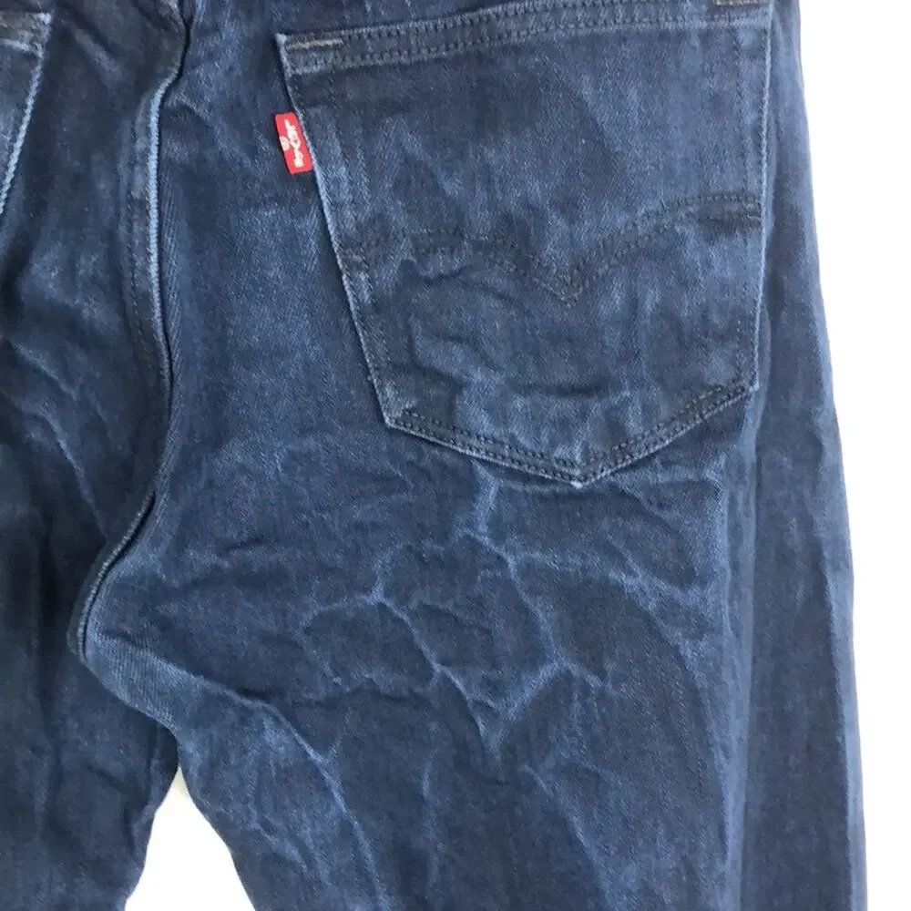 Levi Strauss 501 button fly dark wash jeans W32 L36